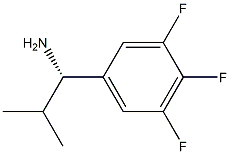 (1S)-2-METHYL-1-(3,4,5-TRIFLUOROPHENYL)PROPYLAMINE Struktur