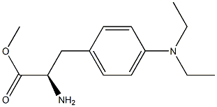 METHYL (2R)-2-AMINO-3-[4-(DIETHYLAMINO)PHENYL]PROPANOATE Struktur