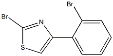 2-BROMO-4-(2-BROMOPHENYL)-THIAZOLE Struktur