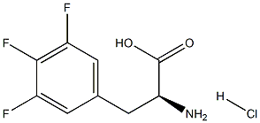 3,4,5-TRIFLUORO-L-PHENYLALANINE HYDROCHLORIDE Struktur