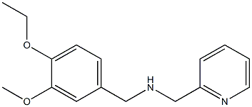 N-(4-ETHOXY-3-METHOXYBENZYL)-N-(PYRIDIN-2-YLMETHYL)AMINE Struktur