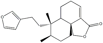 (7S,8R,10AR)-7-(2-FURAN-3-YL-ETHYL)-7,8-DIMETHYL-6,6A,7,8,9,10-HEXAHYDRO-5H-2-OXA-CYCLOPENTA[D]NAPHTHALEN-3-ONE Struktur