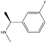 (S)-N-METHYL-1-(3-FLUOROPHENYL)ETHYLAMINE Struktur