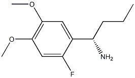 (1S)-1-(2-FLUORO-4,5-DIMETHOXYPHENYL)BUTYLAMINE Struktur