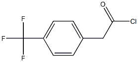 4-(TRIFLUOROMETHYL)PHENYLACETYL CHLORIDE Struktur