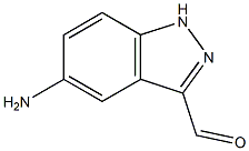 5-AMINO-1H-INDAZOLE-3-CARBOXALDEHYDE Struktur