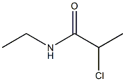 2-CHLORO-N-ETHYLPROPANAMIDE Structure