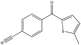 2-(4-CYANOBENZOYL)-5-METHYLTHIOPHENE Struktur