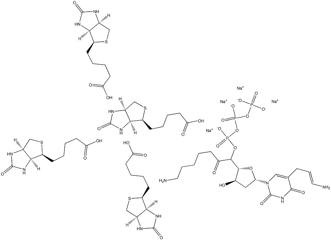 BIOTIN-11-DUTP SODIUM SALT Struktur