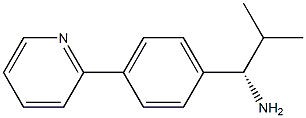 (1S)-2-METHYL-1-(4-(2-PYRIDYL)PHENYL)PROPYLAMINE Struktur