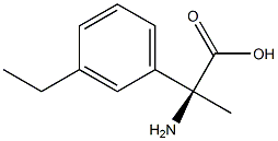 (2S)-2-AMINO-2-(3-ETHYLPHENYL)PROPANOIC ACID Struktur