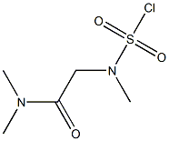 2-(DIMETHYLAMINO)-2-OXOETHYL(METHYL)SULFAMOYL CHLORIDE Struktur