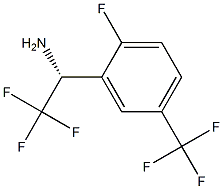 (1R)-2,2,2-TRIFLUORO-1-[2-FLUORO-5-(TRIFLUOROMETHYL)PHENYL]ETHYLAMINE Struktur