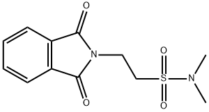 2-(1,3-DIOXO-1,3-DIHYDRO-ISOINDOL-2-YL)-ETHANESULFONIC ACID DIMETHYLAMIDE Struktur