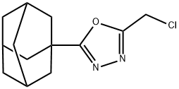 2-(1-ADAMANTYL)-5-(CHLOROMETHYL)-1,3,4-OXADIAZOLE Struktur