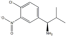 (1R)-1-(4-CHLORO-3-NITROPHENYL)-2-METHYLPROPYLAMINE Struktur