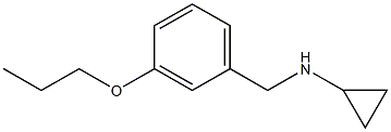 (1S)CYCLOPROPYL(3-PROPOXYPHENYL)METHYLAMINE Struktur
