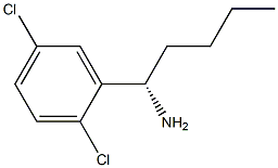 (1S)-1-(2,5-DICHLOROPHENYL)PENTYLAMINE Struktur