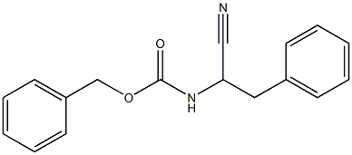 BENZYL (1-CYANO-2-PHENYLETHYL)CARBAMATE Struktur