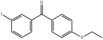 4-ETHYLTHIO-3'-IODOBENZOPHENONE price.