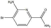 6-AMINO-5-BROMOPYRIDINE-2-CARBOXAMIDE Struktur