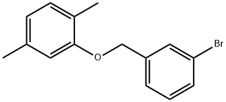 3-BROMOBENZYL-(2,5-DIMETHYLPHENYL)ETHER Struktur