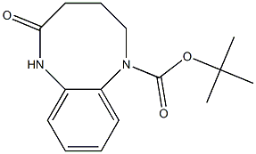 1-BOC-5-OXO-3,4,5,6-TETRAHYDRO-2H-BENZO[B][1,4]DIAZOCINE Struktur