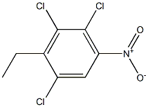 1,3,4-TRICHLORO-2-ETHYL-5-NITROBENZENE Struktur