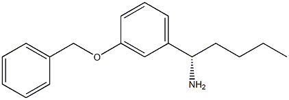 (1S)-1-[3-(PHENYLMETHOXY)PHENYL]PENTYLAMINE Struktur