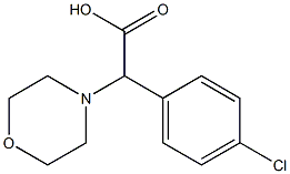 (4-CHLORO-PHENYL)-MORPHOLIN-4-YL-ACETIC ACID Struktur