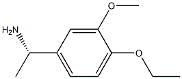 (1S)-1-(4-ETHOXY-3-METHOXYPHENYL)ETHYLAMINE Struktur