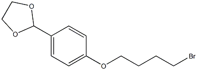 2-[4-(4-BROMO-BUTOXY)-PHENYL]-[1,3]DIOXOLANE Struktur