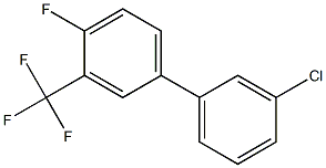 3'-CHLORO-4-FLUORO-3-TRIFLUOROMETHYL-BIPHENYL Struktur