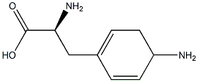 4-AMINO-L-PHENYLALANINE, [3H]- Struktur