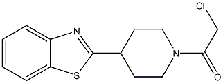 2-[1-(CHLOROACETYL)PIPERIDIN-4-YL]-1,3-BENZOTHIAZOLE Struktur