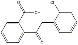 2-[(2-CHLOROPHENYL)ACETYL]BENZOIC ACID Struktur