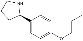 1-((2R)PYRROLIDIN-2-YL)-4-PROPOXYBENZENE Struktur