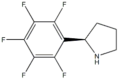 (2R)-2-(2,3,4,5,6-PENTAFLUOROPHENYL)PYRROLIDINE Struktur