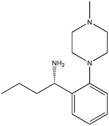 (1S)-1-[2-(4-METHYLPIPERAZINYL)PHENYL]BUTYLAMINE Struktur