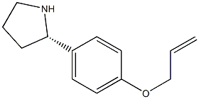 1-((2S)PYRROLIDIN-2-YL)-4-PROP-2-ENYLOXYBENZENE Struktur