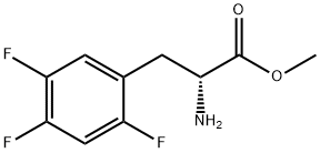 METHYL (2R)-2-AMINO-3-(2,4,5-TRIFLUOROPHENYL)PROPANOATE Struktur