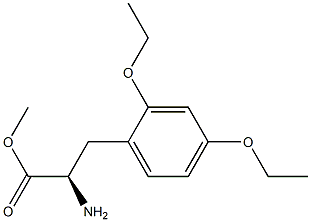 METHYL (2R)-2-AMINO-3-(2,4-DIETHOXYPHENYL)PROPANOATE Struktur