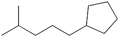 (4-METHYLPENTYL)CYCLOPENTANE Struktur