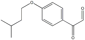 [4-(3-METHYL-BUTOXY)-PHENYL]-OXO-ACETALDEHYDE Struktur