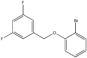 2-BROMOPHENYL-(3,5-DIFLUOROBENZYL)ETHER Struktur