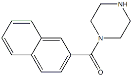 1-(2-NAPHTHOYL)PIPERAZINE Struktur