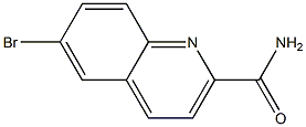 6-BROMOQUINOLINE-2-CARBOXAMIDE Struktur