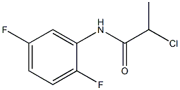 2-CHLORO-N-(2,5-DIFLUOROPHENYL)PROPANAMIDE Struktur