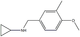 (1R)CYCLOPROPYL(4-METHOXY-3-METHYLPHENYL)METHYLAMINE Struktur