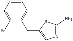 5-(2-BROMOBENZYL)-1,3-THIAZOL-2-AMINE Struktur